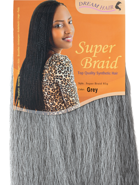 100% Jumbo Braid - Super Braid | GREY