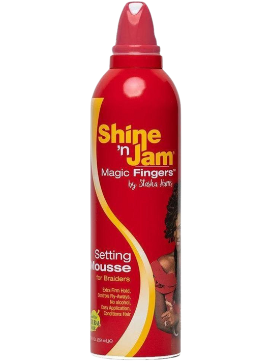 Shine ’N Jam Magic Fingers Setting Mousse – ľahká fixačná pena s hydratačným účinkom
